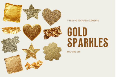Festive Gold Sparkles