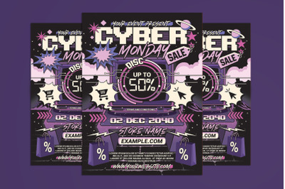 Cyber Monday Sale Flyer