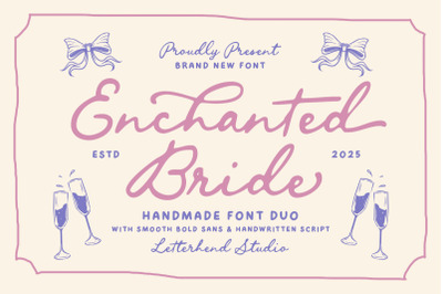 Enchanted Bride Wedding Font