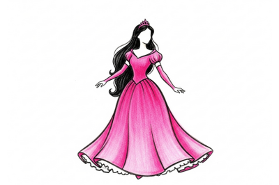 Pink Dress Princess