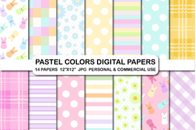 Pastel colors digital background paper, Light colors background digita