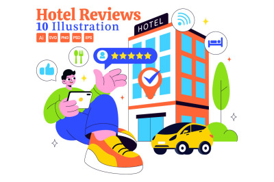 10 Hotel Reviews Illustration
