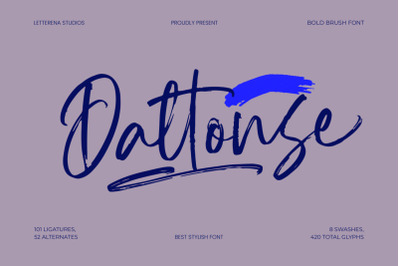 Daltonse - Best Stylish Font