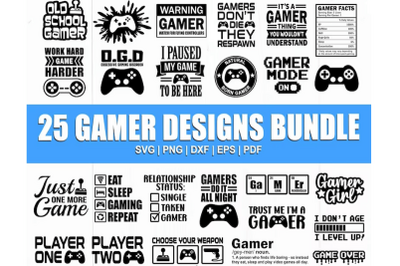 Gamer Svg, Gamer Svg Bundle, Gaming Svg Bundle, Funny Gamer Sayings Sv