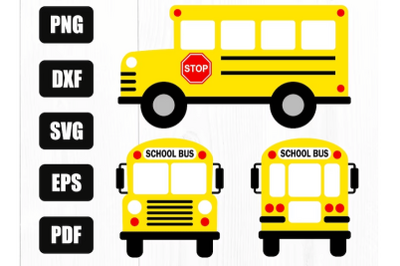 School Bus Svg, Bus Driver Svg Files, Back To School Svg, Layered Scho