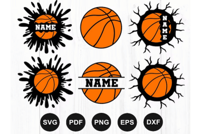 Basketball Svg Bundle, Basketball Monogram Svg, Basketball Designs