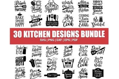 Kitchen Svg Bundle, Kitchen Cut File, Baking Svg