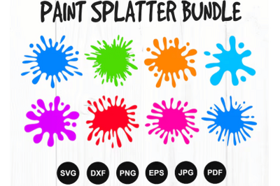 Paint Splatter Svg, Paint Splat Svg, Ink Splatter
