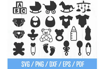 Baby Svg Bundle, Baby Shower Svg
