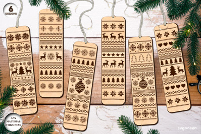 Winter Scene Bookmarks SVG Bundle