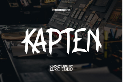 Kapten Font