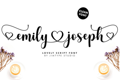 Emily Joseph - Lovely - Valentine Font