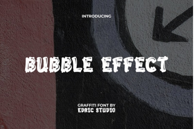 Bubble Effect Font