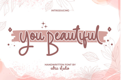 You Beautiful Font