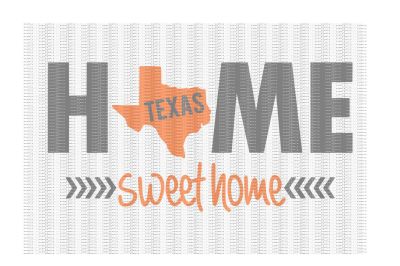 Texas Home Sweet Home Cutting/ Printing Files