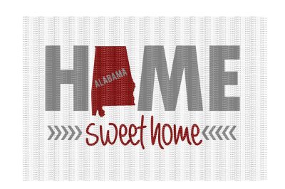 Alabama Home Sweet Home Cutting/ Printing Files