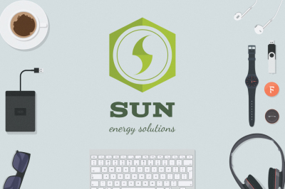 Sun - Energy Solutions Logo Template