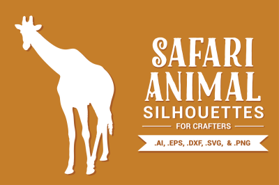Safari Animal Silhouettes for Crafters