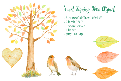 Watercolor Guest Signing Tree