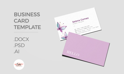 Elegant business card template 