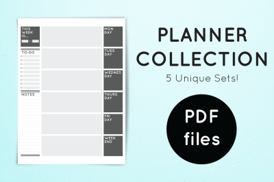 Planner Set Collection