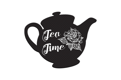 English Tea Time In Teapot