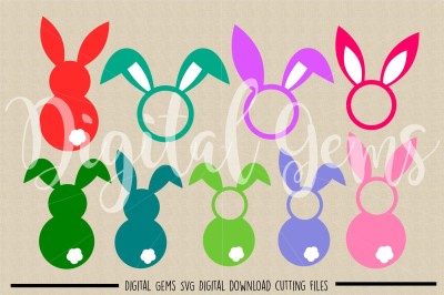 Easter Bunny Rabbit SVG &2F; DXF &2F; EPS &2F; PNG Files