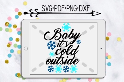Baby It's Cold Outside Cutting Design