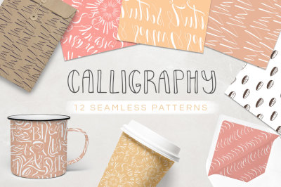 12 Calligraphic patterns