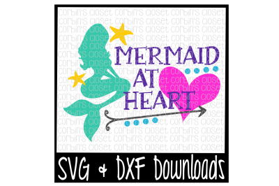 Mermaid At Heart Cutting File