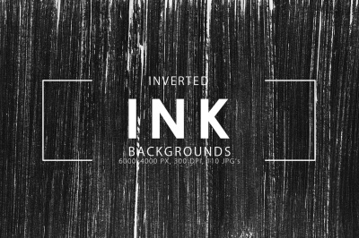 Inverted Black Ink Backgrounds