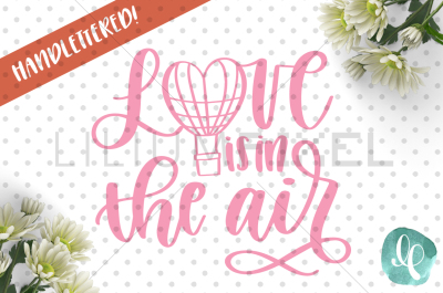 Love is in the Air / SVG PNG DXF