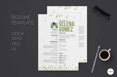 CV template , cover letter template