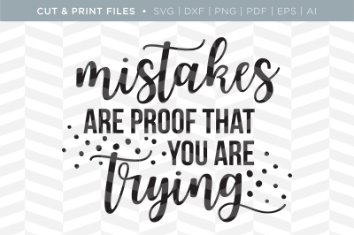 Proof You're Trying - DXF/SVG/PNG/PDF Cut & Print Files