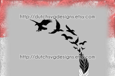 400 45751 0500dce40e4c4490a076b40517bab261eb5f5293 cutting file eagle feather morphing into flying eagles in jpg png eps dxf svg for cricut and silhouette plotter hobby datei clipart