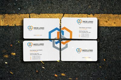 business card construction industry