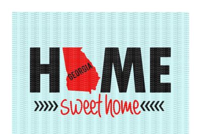 Georgia Home Sweet Home Cutting/ Printing Files