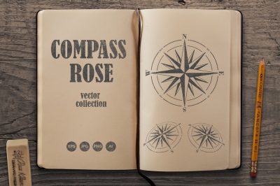 Compass Rose Vector Collection