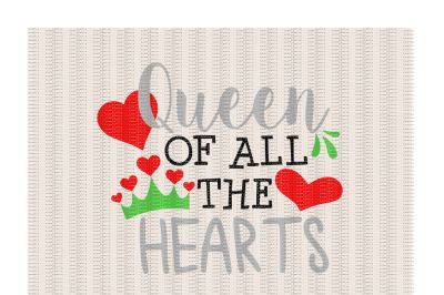 Queen of all the Hearts Printing/ Cutting Files