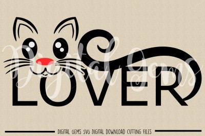Cat Lover SVG / DXF / EPS / PNG Files
