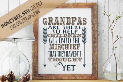 Grandpas Are There To Help Children Get Into Mischief 