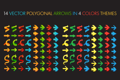 Polygonal Arrows Set