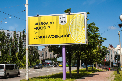 Billboard Mockup for Advertising