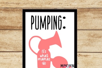 Pumping: It's What Mama's Do Cutting Design 