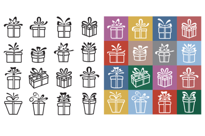 Gift Box Icons