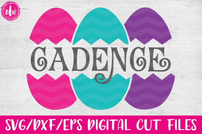 Split Easter Eggs - SVG, DXF, EPS Cut Files