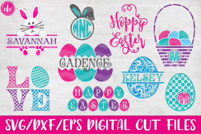 Easter Bundle - SVG, DXF, EPS Cut Files