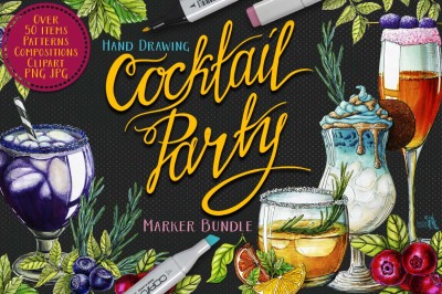 Cocktail Party Marker Bundle