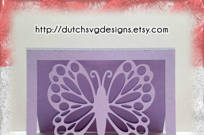 Cutting file for butterfly card, in Jpg Png SVG EPS DXF, instant download for Cricut & Silhouette, butterflies , cutout, blank card 