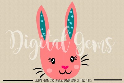 Rabbit Face SVG / DXF / PNG Files